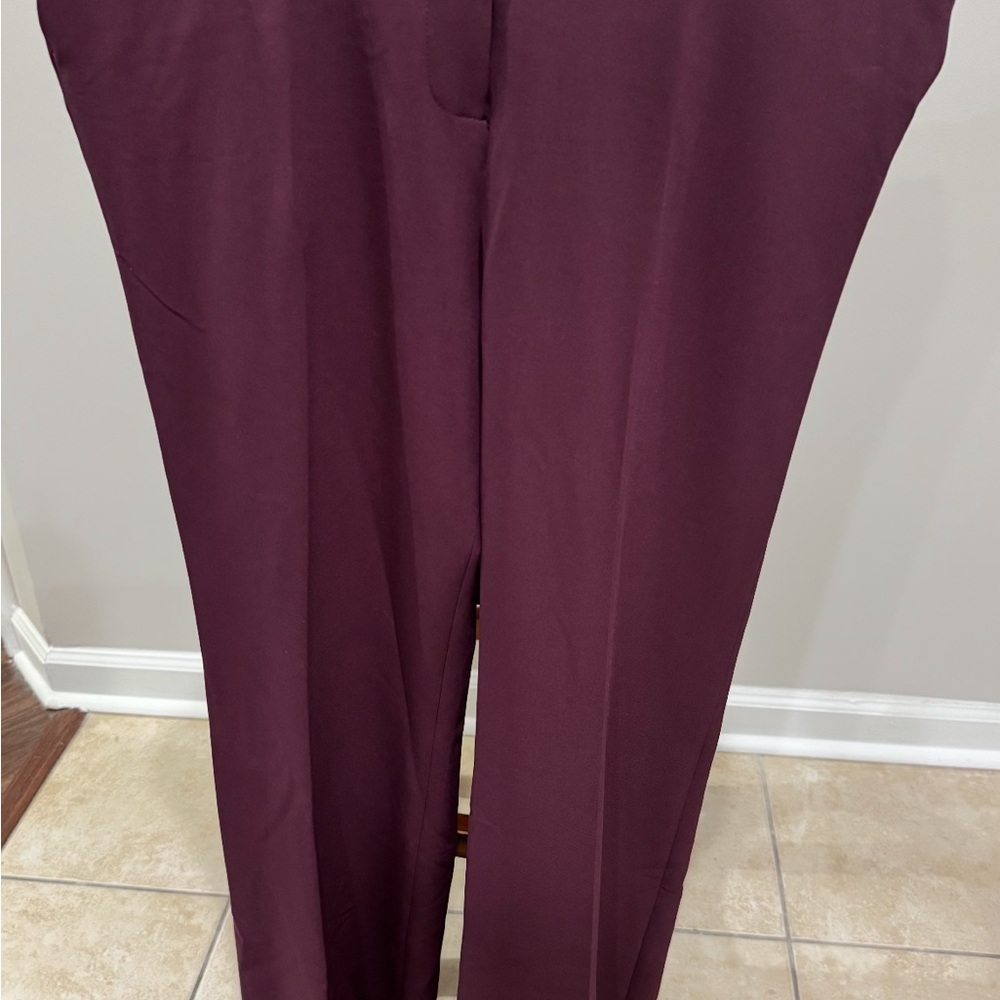 Tommy Hilfiger Women's Burgundy Pantsuit - Picture 5 of 6